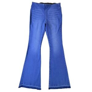 INC International Concepts Womens Jeans Sz 8 Bell Bottom Flare Leg Stretch Denim